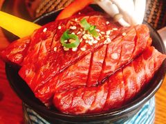 特选壶渍带骨牛排-炎蔵牛舌烤肉