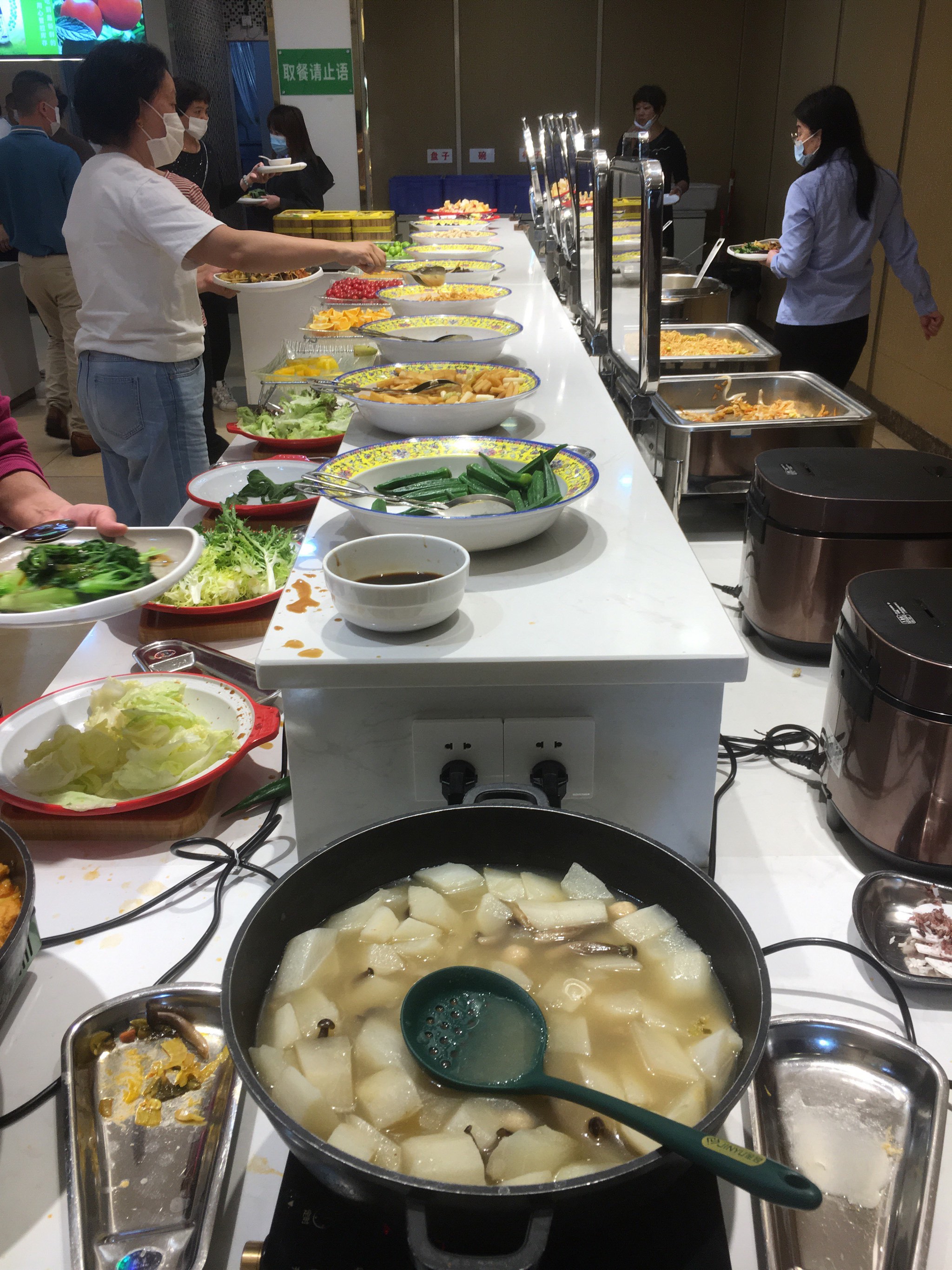 万达素食自助餐图片