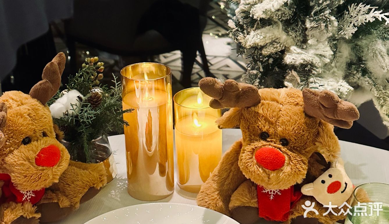 圣诞浪漫晚餐点亮夜～