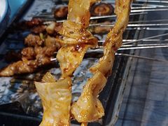 炭烤牛筋皮-清真·老金烧烤·小龙虾(山大路店)