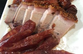 Crispy Roast Pork and Roast Duck Platter
