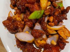 椒香虾仁爆鸡球-陈傻子餐厅(世纪都会店)