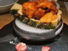 菠萝咕噜猴头菇-水木苼 蔬食料理