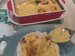 葡国咖喱鸡焗饭-八爷茶餐厅