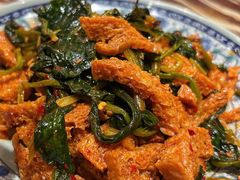 菠菜面筋-新疆伊宁远征餐厅