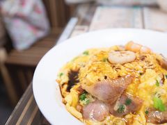 虾仁叉烧双拼滑蛋饭-旺记冰室(九龙中心大厦店)