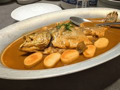 深海大黄鱼烧年糕-钱塘花园·宁波菜
