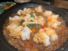 金银蒜蒸凤尾虾-绿茶餐厅(成都大悦城店)