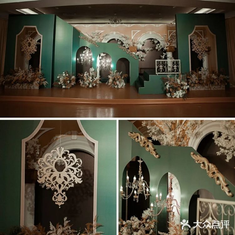 梦幻系香槟加蓝简欧式婚礼｜南昌婚礼策划