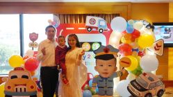 -11 Baby百日宴生日气球创意布置