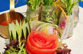 Crab Stick and Shrimp Rice Paper Rolls