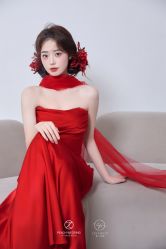 -桃子造型婚纱礼服(凤起广场店)