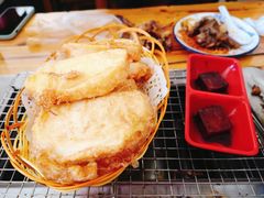 蛋汁炸馒头片-张记焖窑·十五年专注焖烤(雍和宫店)