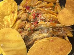 黄花鱼土豆一锅出-富源东北春饼店(翠竹店)