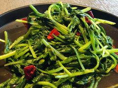 炝炒鸡毛菜-日上三甘(三里屯店)