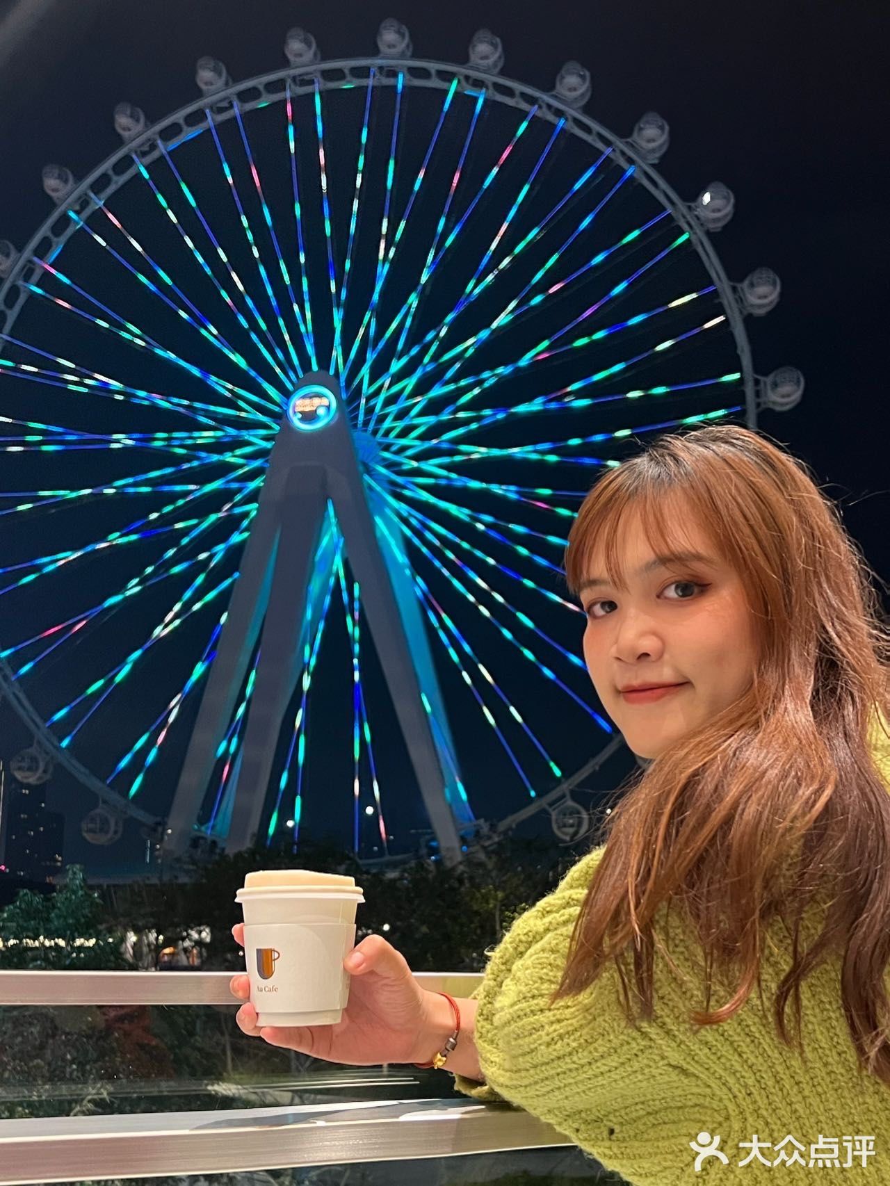 AU CAFE——总要喝着咖啡看一次摩天轮吧❗️