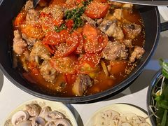 -贵州辣子鸡番茄鸡