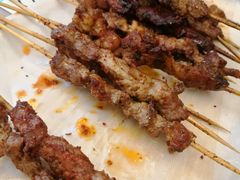 -劳动公园新疆人烤腰子