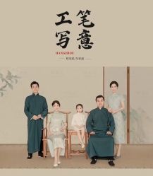 -时光纪亲子全家福照相馆(静安店母女写真父母纪念照)