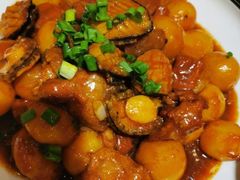 -东来菜馆•手抓海鲜家常菜•海鲜锅贴(鸽子窝店)