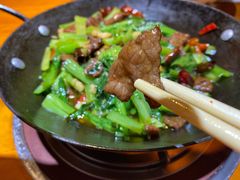 青菜炒牛肉-厨道重庆菜馆(鸳鸯店)