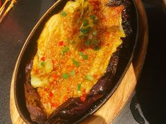 蒜蓉烤茄子-探鱼·鲜青椒爽麻烤鱼(银泰城店)