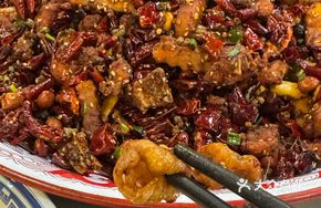 Spicy Intestine Shrimp Chicken