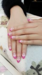 爱心法式，CC作品-娃娃美甲wawa nail salon