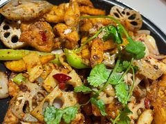 干锅牛蛙-渝蛙馆(新百店)