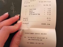 账单-The Wolseley