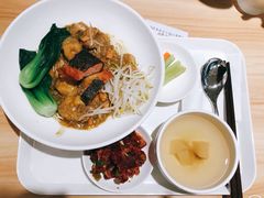 沙茶浓汤面-轻蔬不用等·素食(江苏路店)