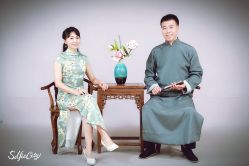 -时光纪亲子全家福照相馆(静安店母女写真父母纪念照)