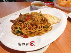 牛肉炒面-卜秀铁板烧(食通天美食广场店)