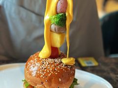 芝士瀑布汉堡-Let's burger&pasta·非常汉堡·融合西餐(蓝色港湾店)