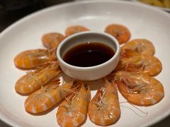 白灼基围虾-阿明小菜·海鲜·上海菜(梅陇店)