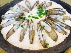 盐烤宁海蛏子-富家大院·海鲜河鲜土菜坊(庭院式餐厅)