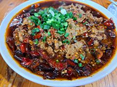 水煮牛肉片-九九牛肉馆(南山路店)