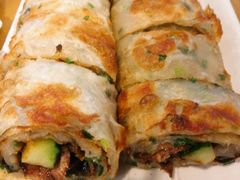 葱饼卷牛肉-台北楚楚园馅饼粥(虹桥南丰城店)
