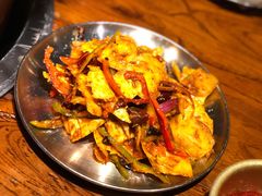 拌牛板筋-原始泥炉烤肉(总店)