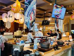 自助取餐区-怡咖啡海鲜自助餐厅(浦东香格里拉店)