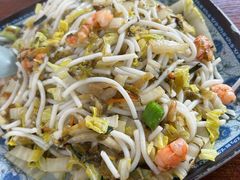 糟菜虾仁炒粉干-福州人铭小吃