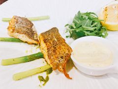 香煎海鲈鱼芦笋塔塔酱-TIAGO HOME KITCHEN(朝阳大悦城店)