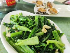 蒜蓉油麦菜-鹏城人家海鲜酒家·23年老字号(较场尾店)
