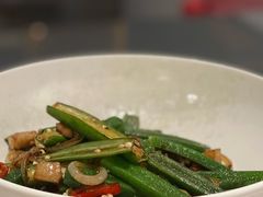 小炒秋葵-小大董·烤鸭(观景餐厅·南京西路店)