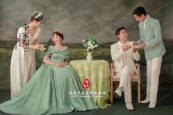 -时光纪亲子全家福照相馆(静安店母女写真父母纪念照)