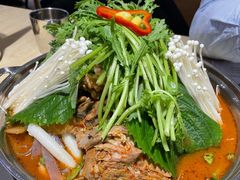 辣白菜脊骨火锅-韩香福脊骨汤锅(上杭路店)
