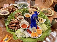 -沐毫傣泐云南菜孔雀宴•手抓饭傣味烧烤(曼听店)