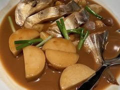鲳鱼烧年糕-新荣记(建国门外大街店)