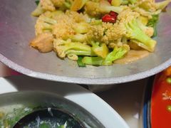 干锅丽水香菇花菜-探花·意境江南菜·唐伯虎文化体验店·松鼠桂鱼(观前店)
