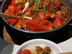 -贵州辣子鸡番茄鸡